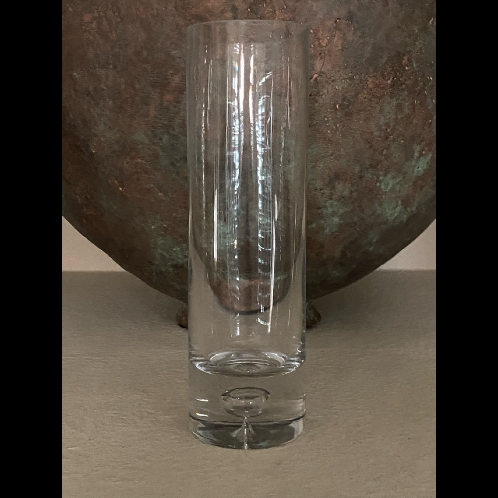 Vase/ Hand Blown Bubble